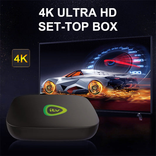 🔥4k Ultra HD Set-Top Box 🔥UK plug (2GB+16GB)-220V Dual Frequency Infrared Remote Control Version
