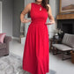 💫Elegance in Motion: Flowy & Flattering Maxi Dress💃Women's Elegant Crew Neck Maxi Dress👗
