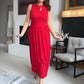 💫Elegance in Motion: Flowy & Flattering Maxi Dress💃Women's Elegant Crew Neck Maxi Dress👗
