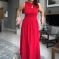 💫Elegance in Motion: Flowy & Flattering Maxi Dress💃Women's Elegant Crew Neck Maxi Dress👗