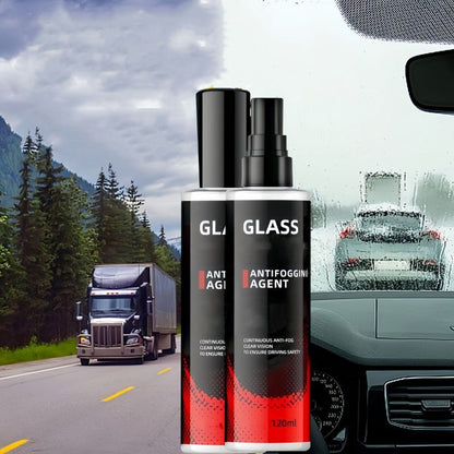 Antiduggspray for innvendig glass til bil og hjem