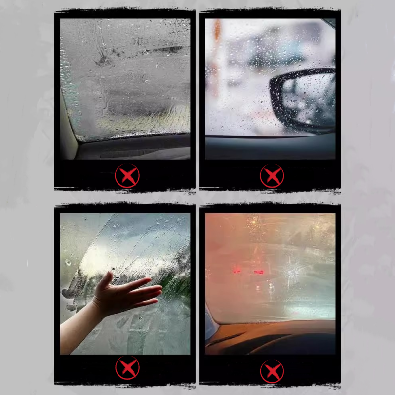 Antiduggspray for innvendig glass til bil og hjem