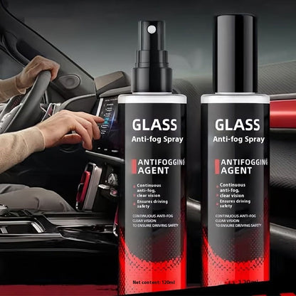 Antiduggspray for innvendig glass til bil og hjem