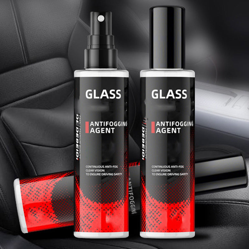 Antiduggspray for innvendig glass til bil og hjem