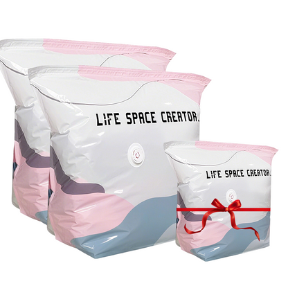 🌸 SISTE DAG – KJØP 2 FÅ 1 GRATIS! 💗 3D-vakuumposer uten pumpe – Plassbesparende gjenbrukbare tetningsposer til sengetøy og klær – Sparer opptil 80 % plass ✨